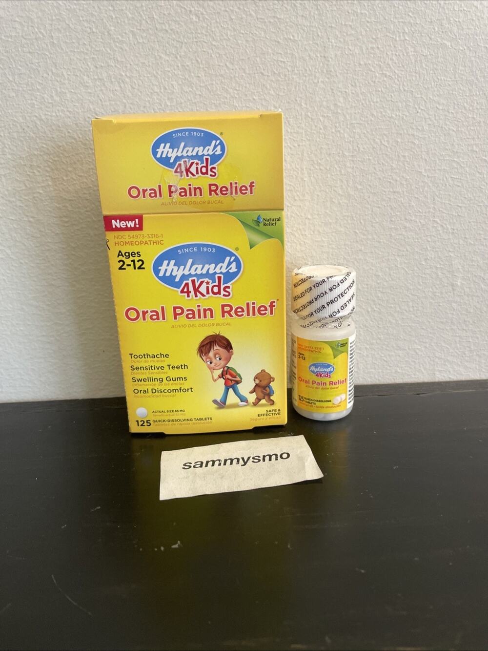 Hyland's 4Kids Oral Relief, 125 Tablets SEE DESCRIPTION